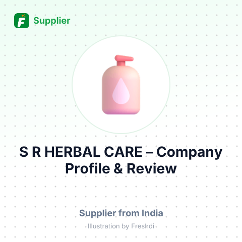 S R HERBAL CARE – summary card, no photo uploaded yet