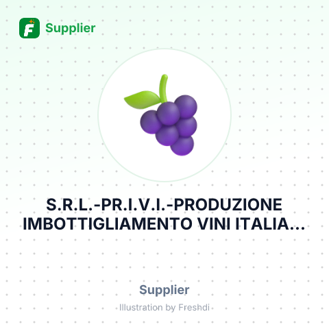 S.R.L.-PR.I.V.I.-PRODUZIONE IMBOTTIGLIAMENTO VINI ITALIANI – summary card, no photo uploaded yet