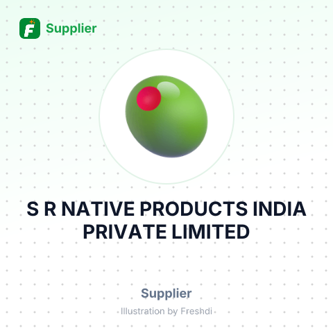 S R NATIVE PRODUCTS INDIA PRIVATE LIMITED – summary card, no photo uploaded yet