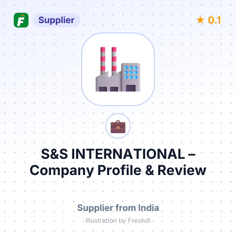 S&S INTERNATIONAL – summary card, no photo uploaded yet