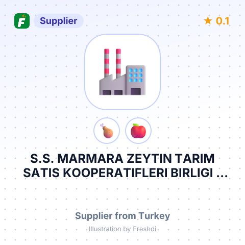 S.S. MARMARA ZEYTIN TARIM SATIS KOOPERATIFLERI BIRLIGI - MARMARABIRLIK – summary card, no photo uploaded yet
