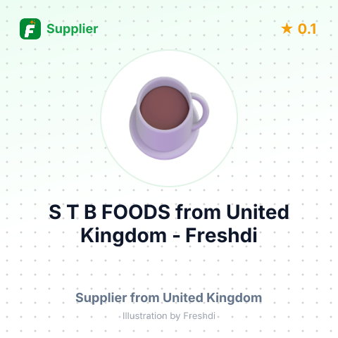S T B FOODS – summary card, no photo uploaded yet