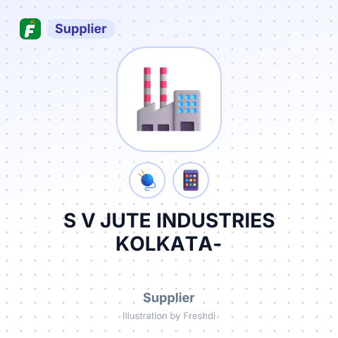S V JUTE INDUSTRIES KOLKATA- – summary card, no photo uploaded yet