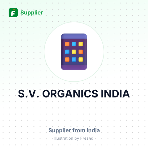 S.V. ORGANICS INDIA – summary card, no photo uploaded yet