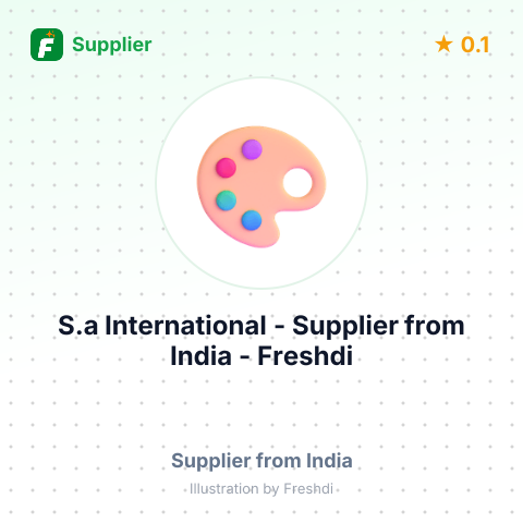 S.a International  – summary card, no photo uploaded yet