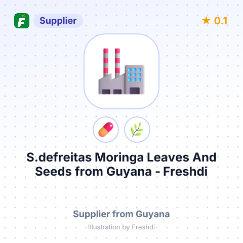 S.defreitas Moringa Leaves And Seeds  – summary card, no photo uploaded yet