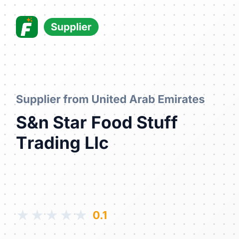 S&n Star Food Stuff Trading Llc  – summary card, no photo uploaded yet
