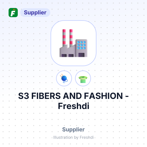 S3 FIBERS AND FASHION – summary card, no photo uploaded yet