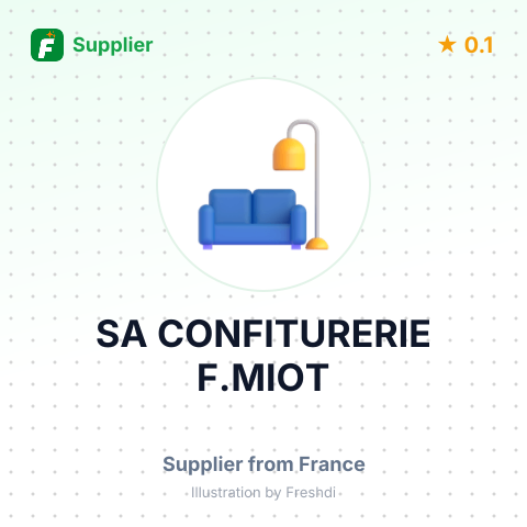 SA CONFITURERIE F.MIOT – summary card, no photo uploaded yet