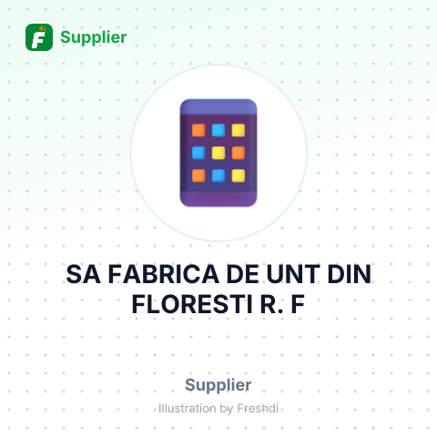 SA FABRICA DE UNT DIN FLORESTI R. F – summary card, no photo uploaded yet