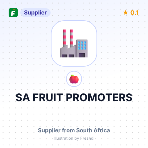 SA FRUIT PROMOTERS – summary card, no photo uploaded yet