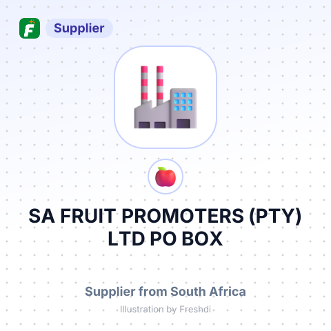 SA FRUIT PROMOTERS (PTY) LTD PO BOX – summary card, no photo uploaded yet