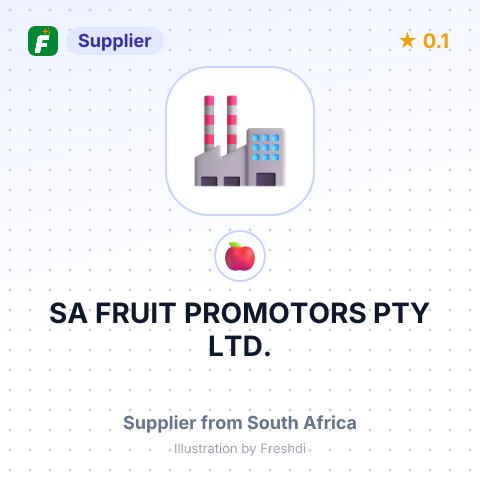 SA FRUIT PROMOTORS PTY LTD. – summary card, no photo uploaded yet