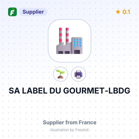 SA LABEL DU GOURMET-LBDG – summary card, no photo uploaded yet