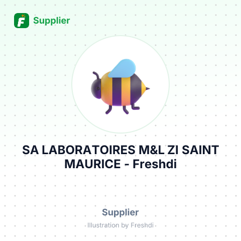SA LABORATOIRES M&L ZI SAINT MAURICE – summary card, no photo uploaded yet