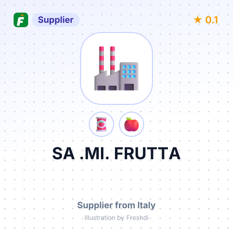 SA .MI. FRUTTA – summary card, no photo uploaded yet