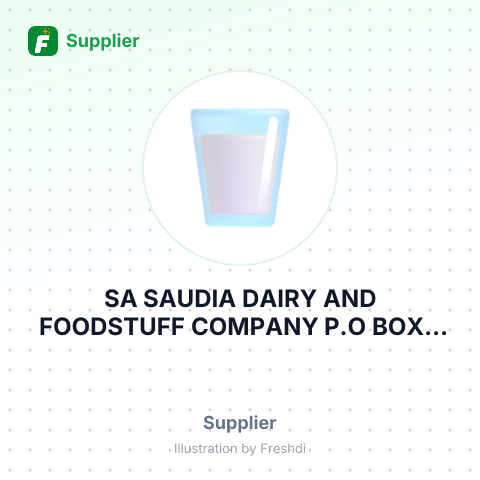 SA SAUDIA DAIRY AND FOODSTUFF COMPANY P.O BOX – summary card, no photo uploaded yet