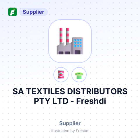 SA TEXTILES DISTRIBUTORS PTY LTD – summary card, no photo uploaded yet