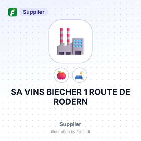 SA VINS BIECHER 1 ROUTE DE RODERN – summary card, no photo uploaded yet