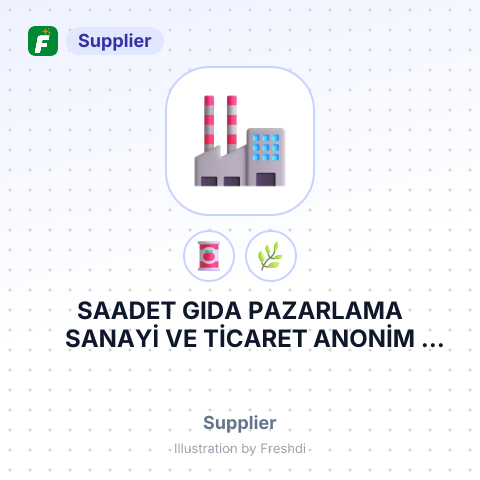 SAADET GIDA PAZARLAMA SANAYİ VE TİCARET ANONİM ŞİRKETİ – summary card, no photo uploaded yet