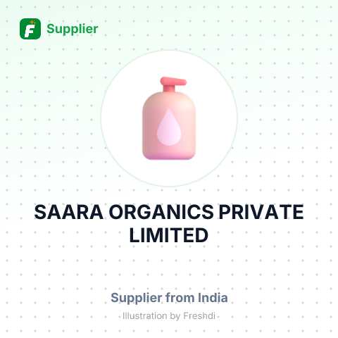 SAARA ORGANICS PRIVATE LIMITED – summary card, no photo uploaded yet