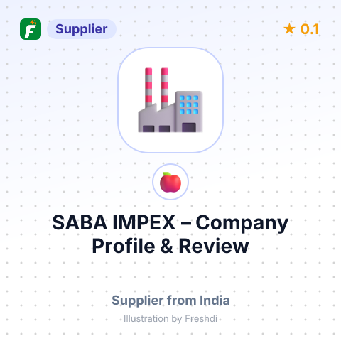 SABA IMPEX – summary card, no photo uploaded yet