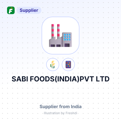 SABI FOODS(INDIA)PVT LTD – summary card, no photo uploaded yet
