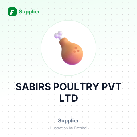 SABIRS POULTRY PVT LTD – summary card, no photo uploaded yet