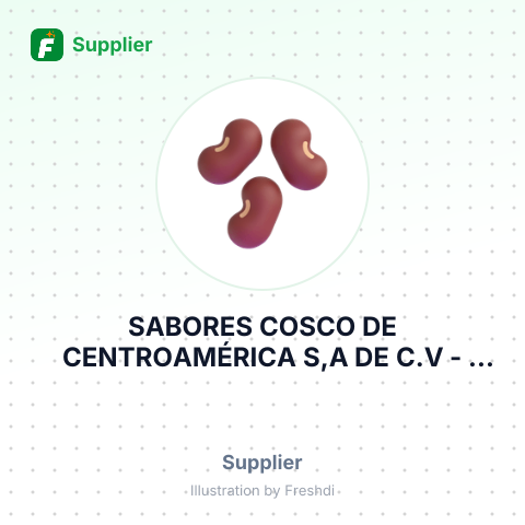 SABORES COSCO DE CENTROAMÉRICA S,A DE C.V – summary card, no photo uploaded yet