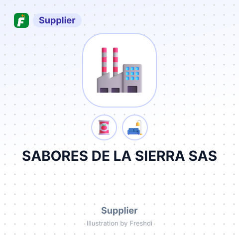 SABORES DE LA SIERRA SAS – summary card, no photo uploaded yet