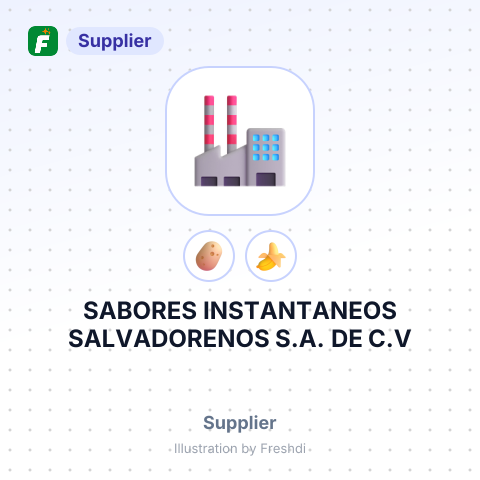SABORES INSTANTANEOS SALVADORENOS S.A. DE C.V – summary card, no photo uploaded yet