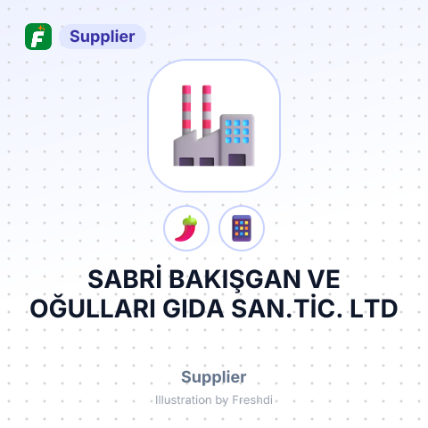 SABRİ BAKIŞGAN VE OĞULLARI GIDA SAN.TİC. LTD – summary card, no photo uploaded yet