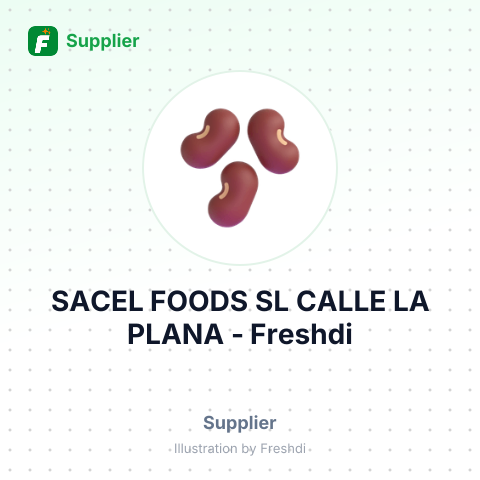 SACEL FOODS SL CALLE LA PLANA – summary card, no photo uploaded yet