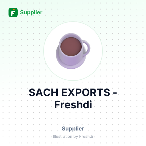 SACH EXPORTS – summary card, no photo uploaded yet