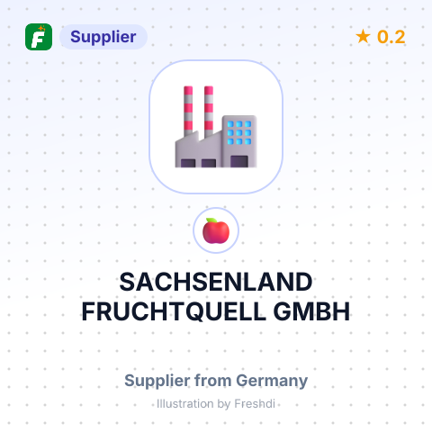 SACHSENLAND FRUCHTQUELL GMBH – summary card, no photo uploaded yet
