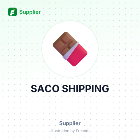 SACO SHIPPING – summary card, no photo uploaded yet