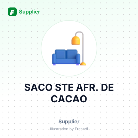 SACO STE AFR. DE CACAO – summary card, no photo uploaded yet