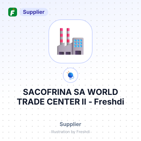SACOFRINA SA WORLD TRADE CENTER II – summary card, no photo uploaded yet
