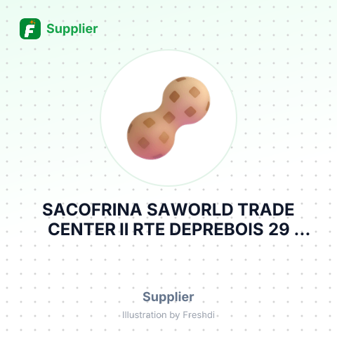 SACOFRINA SAWORLD TRADE CENTER II RTE DEPREBOIS 29 GENEVA SWITZERLAND – summary card, no photo uploaded yet