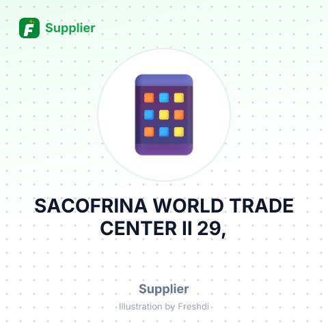 SACOFRINA WORLD TRADE CENTER II 29, – summary card, no photo uploaded yet