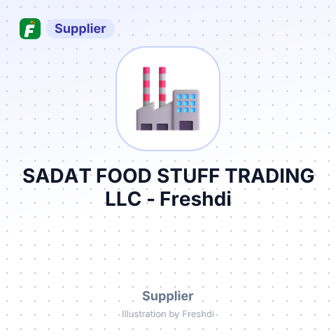 SADAT FOOD STUFF TRADING LLC – summary card, no photo uploaded yet