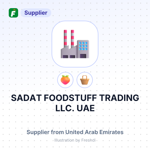 SADAT FOODSTUFF TRADING LLC. UAE – summary card, no photo uploaded yet