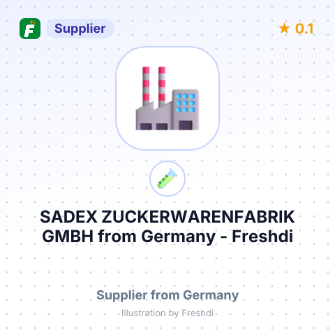 SADEX ZUCKERWARENFABRIK GMBH – summary card, no photo uploaded yet