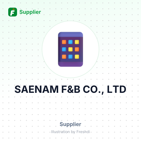 SAENAM F&B CO., LTD – summary card, no photo uploaded yet