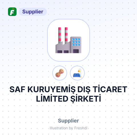 SAF KURUYEMİŞ DIŞ TİCARET LİMİTED ŞİRKETİ – summary card, no photo uploaded yet
