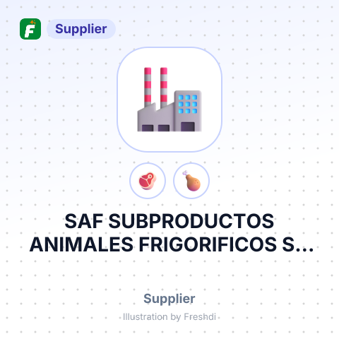 SAF SUBPRODUCTOS ANIMALES FRIGORIFICOS S L U – summary card, no photo uploaded yet