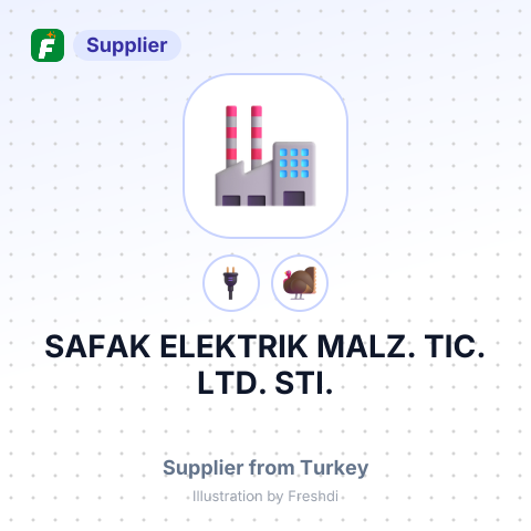 SAFAK ELEKTRIK MALZ. TIC. LTD. STI. – summary card, no photo uploaded yet