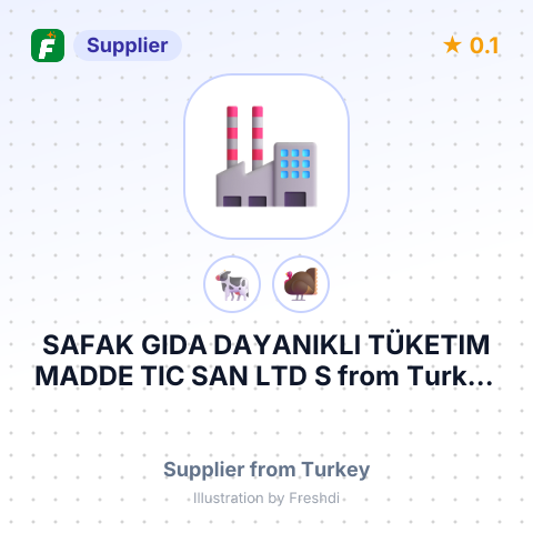 SAFAK GIDA DAYANIKLI TÜKETIM MADDE TIC SAN LTD S – summary card, no photo uploaded yet