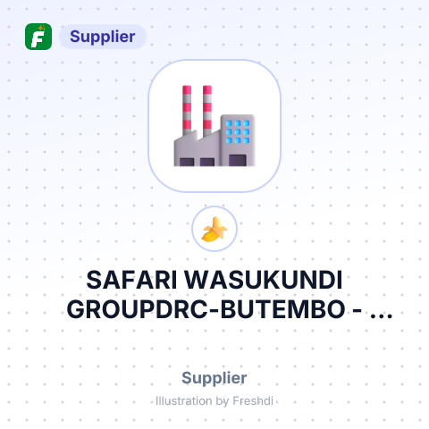SAFARI WASUKUNDI GROUPDRC-BUTEMBO – summary card, no photo uploaded yet
