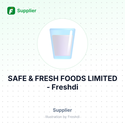 SAFE & FRESH FOODS LIMITED – summary card, no photo uploaded yet
